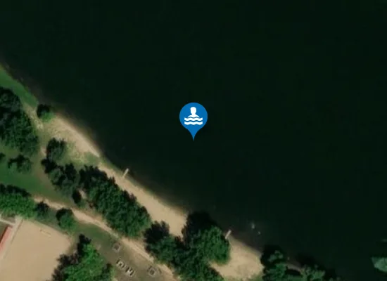 Satellite image of TISZA-TO TISZAFUREDI STRAND