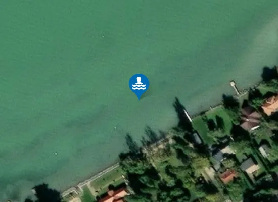 Satellite image of BALATON BALATONSZARSZO BENDEGUZ TERI STRAND