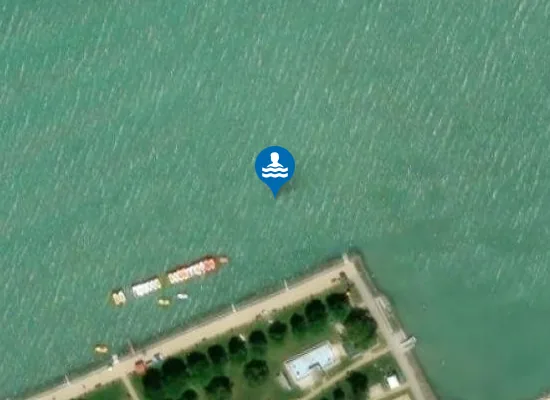 Satellite image of BALATON SIOFOK NAGY STRAND