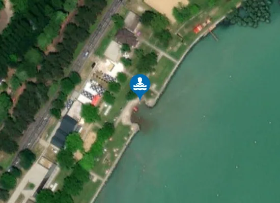 Satellite image of BALATON BADACSONYTOMAJ BADACSONY STRANDFURDO