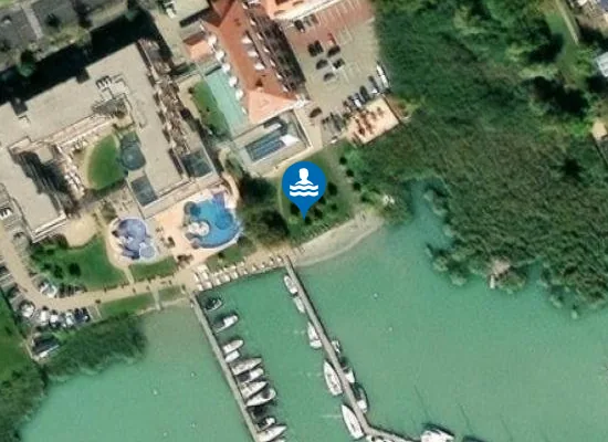 Satellite image of BALATONFURED HOTEL FLAMINGO STRAND