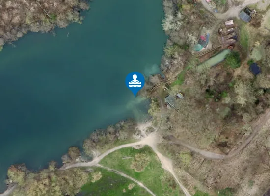 Satellite image of TEUFELSSEE