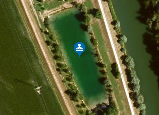 Satellite image of UNTERBALZHEIM BAGGERSEE