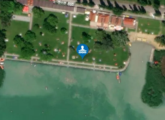 Satellite image of BALATON SZIGLIGET KOZSEGI STRAND