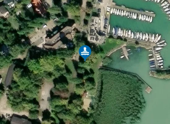 Satellite image of BALATON TIHANY UVATERV STRAND