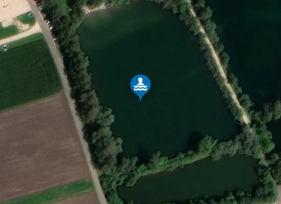 Satellite image of ERSINGEN KLEINER BAGGERSEE