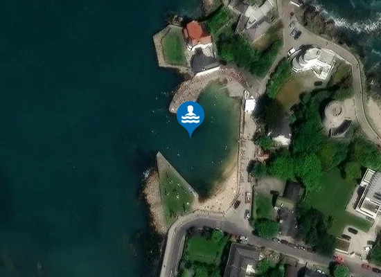 Satellite image of SANDYCOVE BEACH