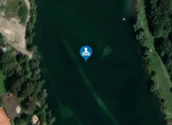 Satellite image of ERSINGEN GROSSER BAGGERSEE