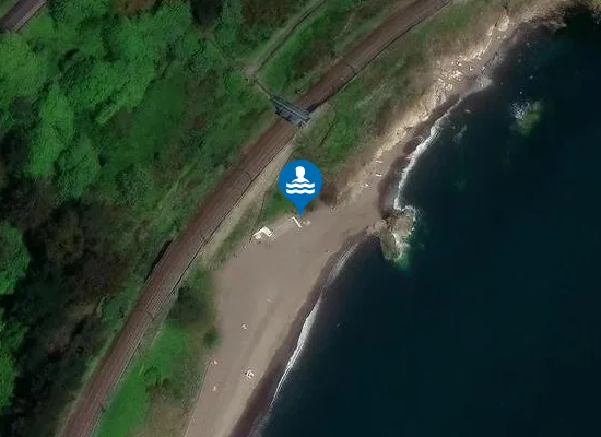 Satellite image of WHITE ROCK BEACH