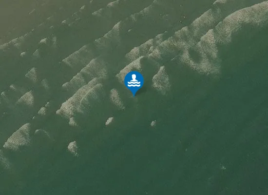 Satellite image of INCHYDONEY WEST BEACH