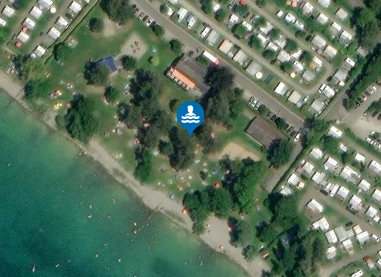 Satellite image of HAGNAU BADESTELLE UND CAMPINGPLATZ