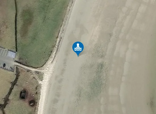 Satellite image of MULLAGHROE BEACH, BELMULLET