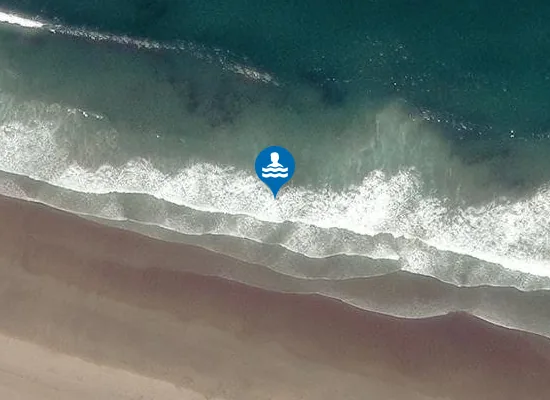 Satellite image of DUNMORAN BEACH