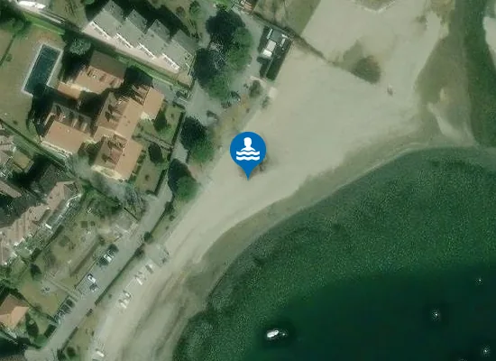 Satellite image of SPIAGGIA VIA REP. OSSOLA