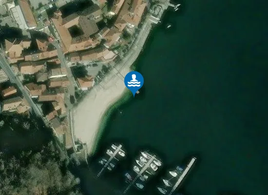 Satellite image of SPIAGGIA LUNGOLAGO FERIOLO