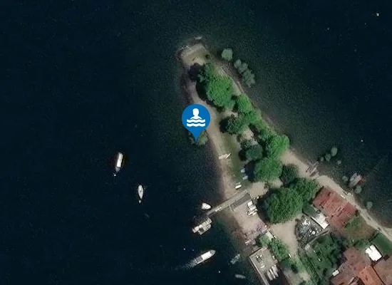 Satellite image of ISOLA PESCATORI