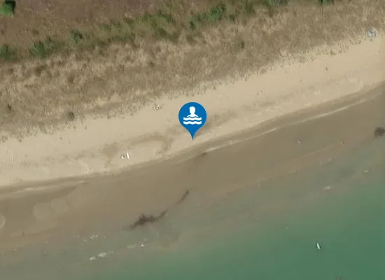 Satellite image of BRUSSA SPONDA SX FOCE CANALE NICESOLO