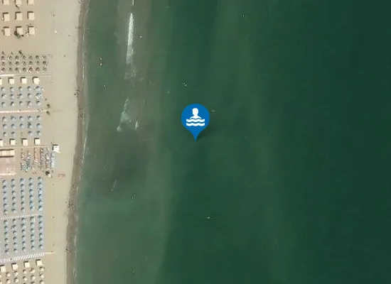 Satellite image of SOTTOMARINA 1600 M SUD INIZIO DIGA S. FELICE