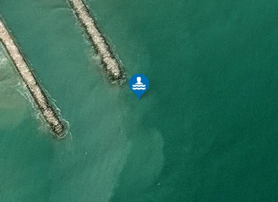 Satellite image of SBOCCO LAGUNA DEL MORTO