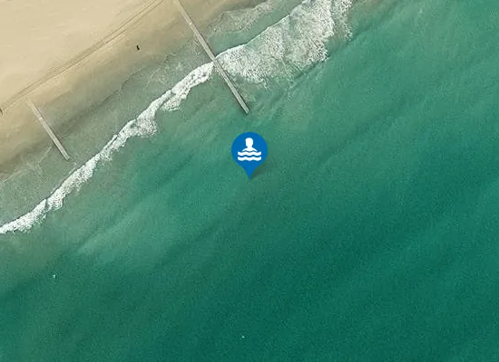 Satellite image of JESOLO LIDO SPONDA SX FOCE FIUME SILE