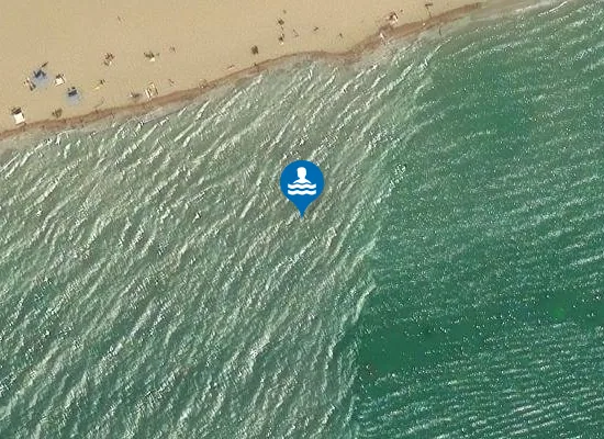 Satellite image of BIBIONE SPONDA SX FOCE CANALE DEI LOVI