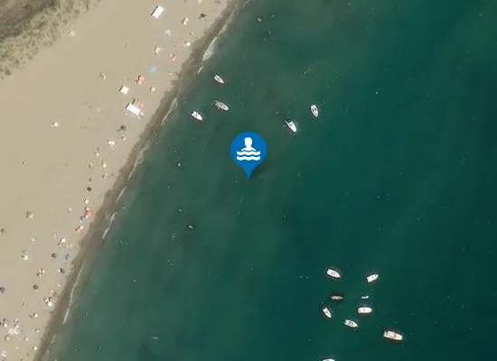 Satellite image of CAVALLINO 100 M NORD DIGA PUNTA SABBIONI