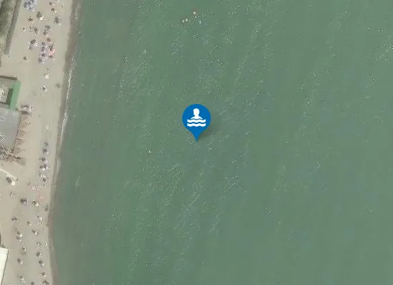 Satellite image of ROSOLINA MARE 600 M NORD TORRE PIEZOMETRICA