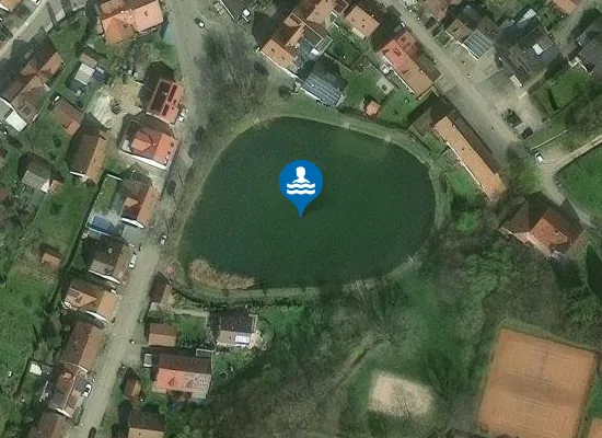 Satellite image of BISSINGEN BISSINGER SEE