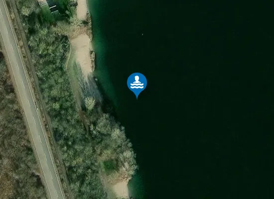 Satellite image of LEOPOLDSHAFEN BAGGERSEE