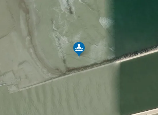 Satellite image of PORTO GARIBALDI 50M NORD PORTO CANALE - PUNTO B