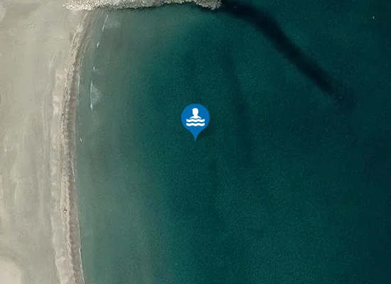 Satellite image of MILANO MARITTIMA - 100 M S FOCE SCOLO CUPA