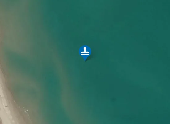 Satellite image of LIDO DI DANTE - 300 M S FOCE FIUMI UNITI