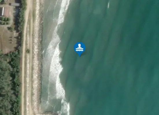 Satellite image of CASALBORSETTI - CAMPING