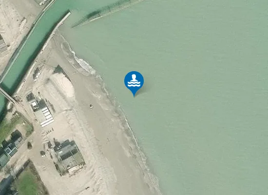 Satellite image of CANALE TAGLIATA SUD