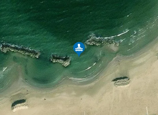 Satellite image of CATTOLICA - TRA 1^ E 2^ SCOGLIERA