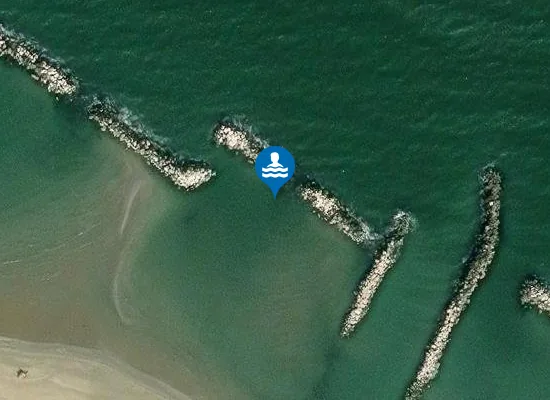 Satellite image of CATTOLICA - TORRENTE VENTENA 50 MT N