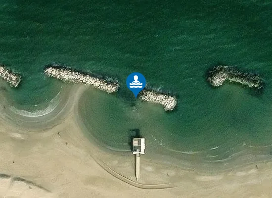 Satellite image of CATTOLICA - VIALE FIUME