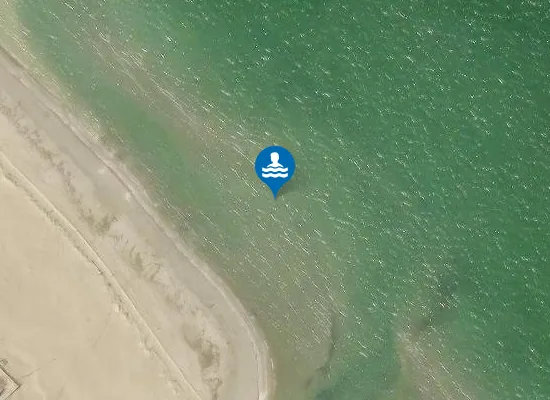 Satellite image of RICCIONE - FOCE MARANO 50 MT N