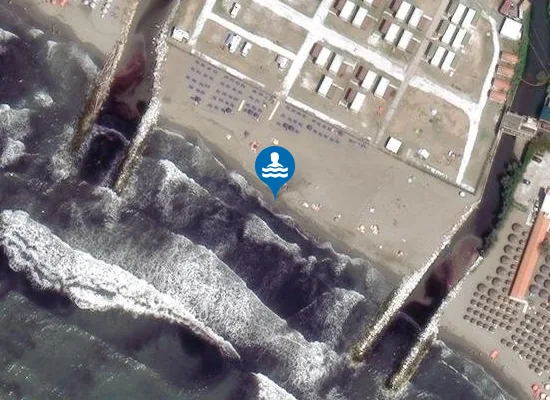 Satellite image of MARINA DI CARRARA CONFINE