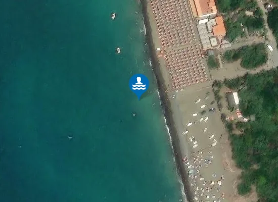 Satellite image of VIA DEL MARE