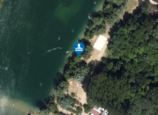 Satellite image of BADESEE, TRAISMAUER