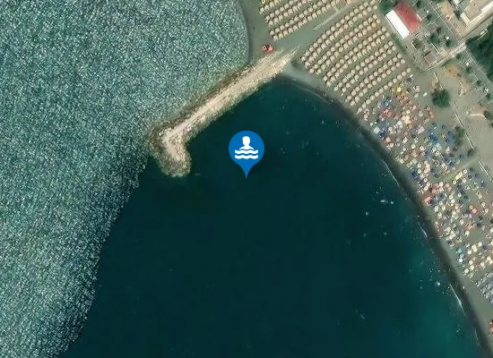 Satellite image of MARINA DI CECINA SUD