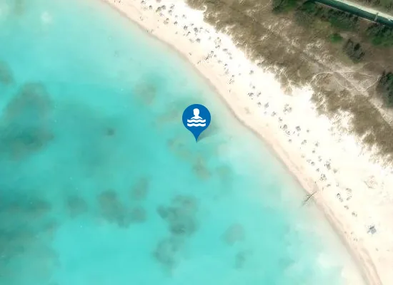 Satellite image of SPIAGGE BIANCHE NORD