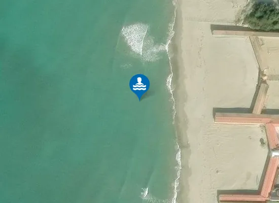 Satellite image of TIRRENIA - VIALE DEL TIRRENO