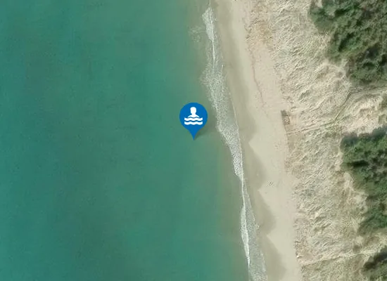 Satellite image of TIRRENIA SUD