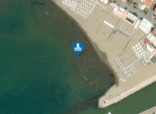 Satellite image of LATO NORD FOCE FIUME BRUNA