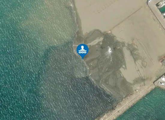 Satellite image of LATO NORD FOCE S.ROCCO