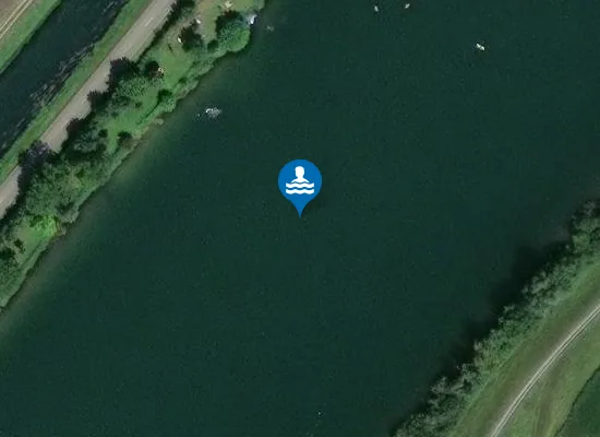 Satellite image of HUEGELSHEIM ERLAENDERSEE