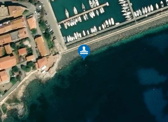 Satellite image of TALAMONE - DIGA FORANEA