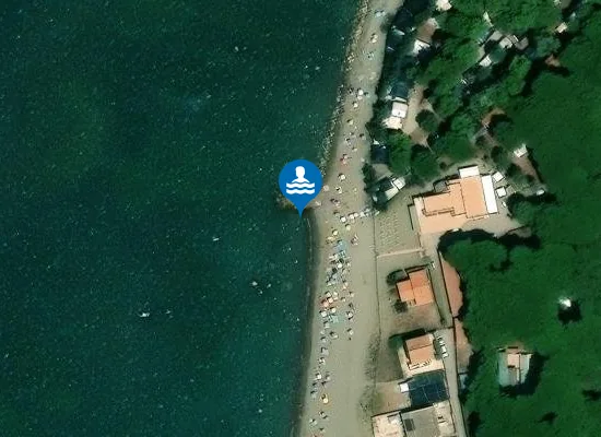 Satellite image of LATO SUD FOCE FIUME ALBEGNA